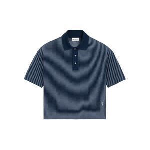 Ami Paris Blue Polo Shirts Men